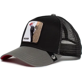 cepur-izliekta-truckeris-melns-snapback-woody-wood-the-farm-no-goorin-bros