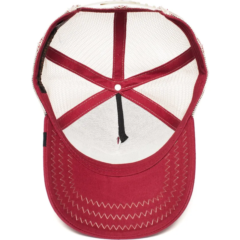 cepur-izliekta-truckeris-sarkans-snapback-rooster-the-farm-no-goorin-bros