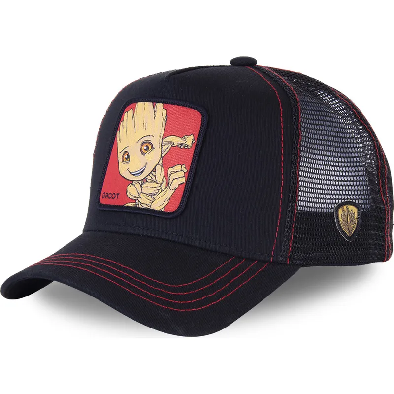 cepur-izliekta-truckeris-melns-snapback-baby-bgr3-gruts-marvel-comics-no-capslab