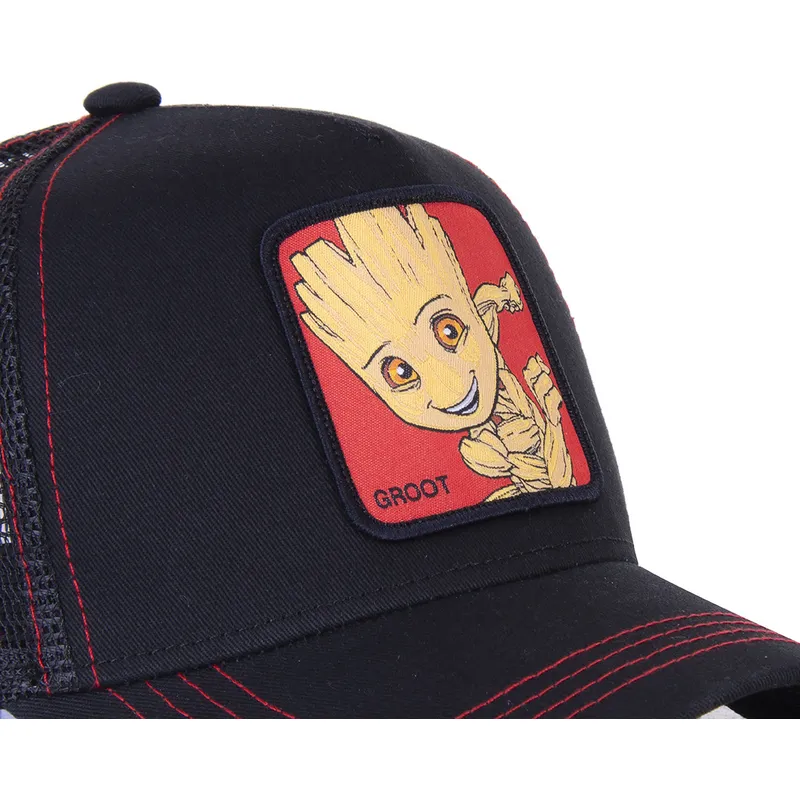 cepur-izliekta-truckeris-melns-snapback-baby-bgr3-gruts-marvel-comics-no-capslab