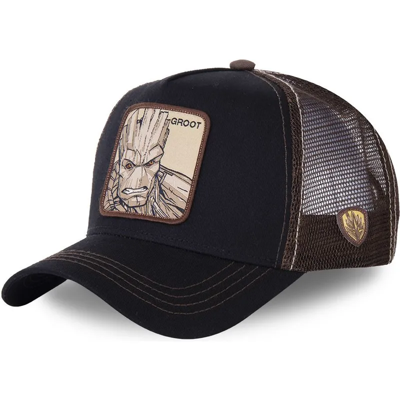 cepur-izliekta-truckeris-melns-snapback-gro2-gruts-marvel-comics-no-capslab cepur-izliekta-truckeris-melns-snapback-gro2-gruts-marvel-comics-no-capslab