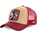 capslab-looney-tunes-silvestre-loomin2-orange-rote-trucker-kappe