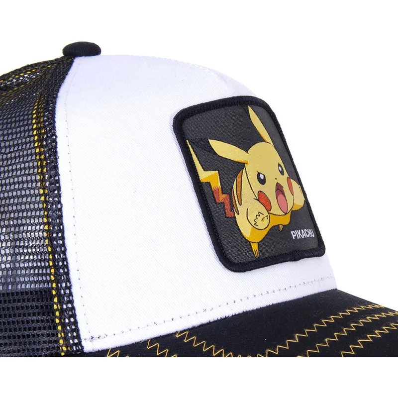 cepur-izliekta-soferis-balts-snapback-pikachu-pik5-pokemon-pikachu-pokemon-no-capslab