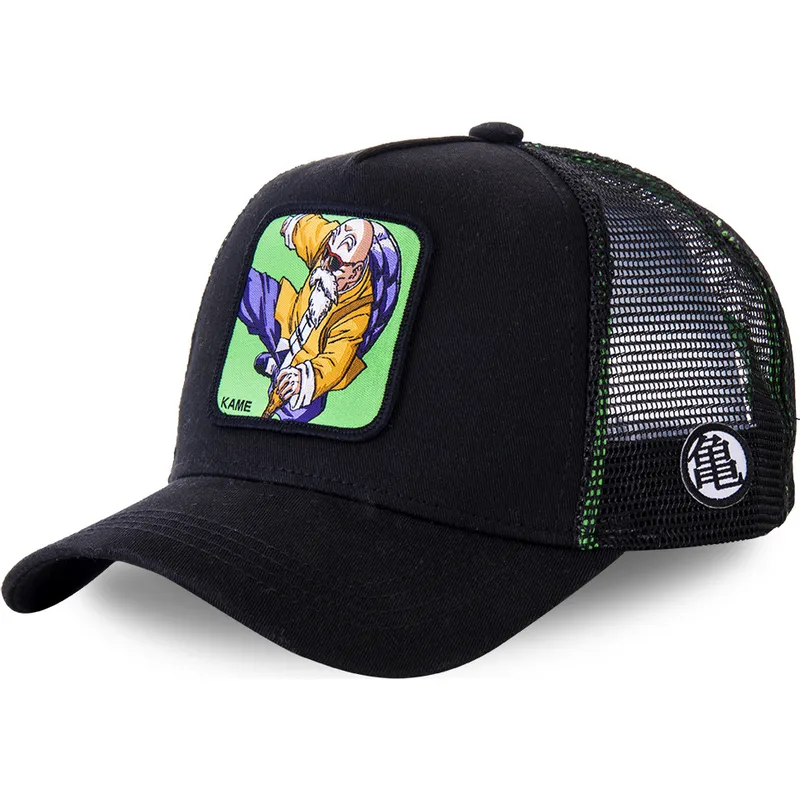cepur-izliekta-truckeris-melns-snapback-kam9-master-roshi-dragon-ball-no-capslab