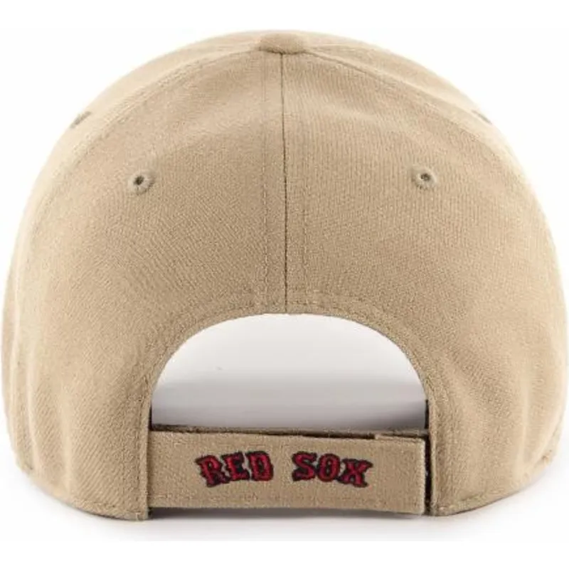 cepur-izliekta-haki-snapback-ajustable-mvp-no-boston-red-sox-mlb-no-47-brand