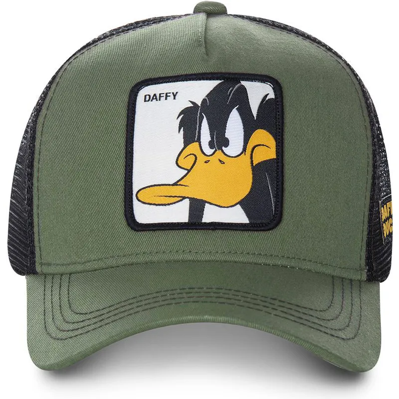 grune-trucker-kappe-daffy-duck-daf2-looney-tunes-von-capslab