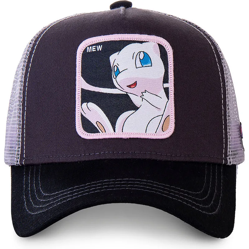 cepur-izliekta-truckeris-melns-snapback-mew3-mew-pokemon-no-capslab