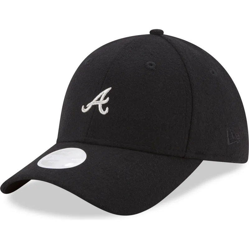 cepur-izliekta-melns-regulejams-9forty-melton-no-atlanta-braves-mlb-no-new-era cepur-izliekta-melns-regulejams-9forty-melton-no-atlanta-braves-mlb-no-new-era