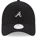 cepur-izliekta-melns-regulejams-9forty-melton-no-atlanta-braves-mlb-no-new-era