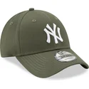cap-izliekta-green-adjustable-strap-9forty-league-essential-no-new-york-yankees-mlb-no-new-era