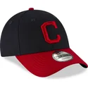 cepur-izliekta-tumsi-zils-regulejams-9forty-the-league-no-cleveland-indians-mlb-no-new-era