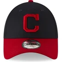 cepur-izliekta-tumsi-zils-regulejams-9forty-the-league-no-cleveland-indians-mlb-no-new-era
