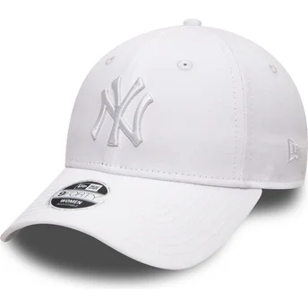 Cepur izliekta balts regulējams 9FORTY League Essential no New York Yankees MLB no New Era