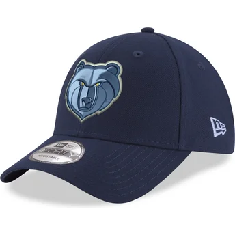 cepur-izliekta-zils-regulejams-9forty-the-league-no-memphis-grizzlies-nba-no-new-era