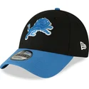 cepur-izliekta-melns-regulejams-9forty-the-league-no-detroit-lions-nfl-no-new-era