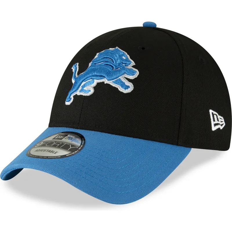 cepur-izliekta-melns-regulejams-9forty-the-league-no-detroit-lions-nfl-no-new-era