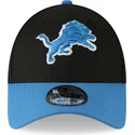 cepur-izliekta-melns-regulejams-9forty-the-league-no-detroit-lions-nfl-no-new-era