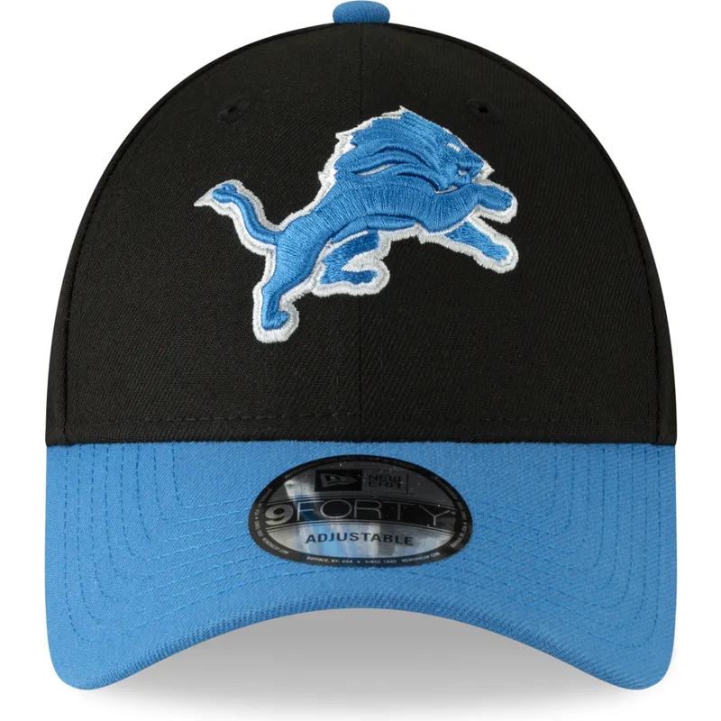 cepur-izliekta-melns-regulejams-9forty-the-league-no-detroit-lions-nfl-no-new-era
