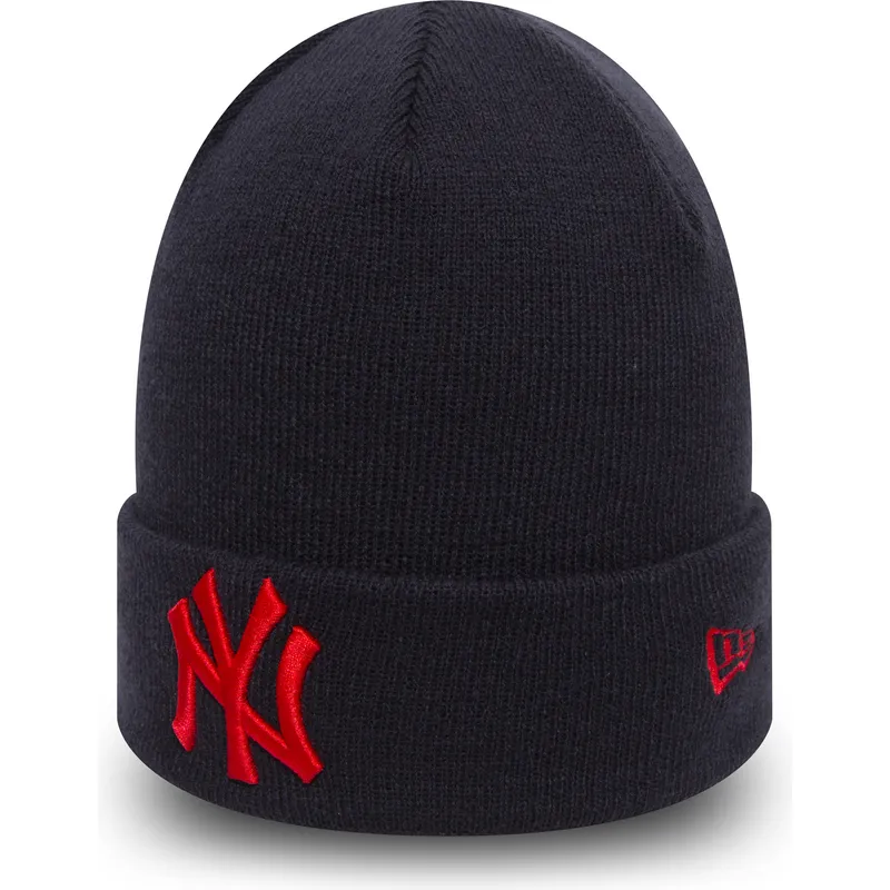 cepur-tumsi-zils-cuff-knit-league-essential-no-new-york-yankees-mlb-no-new-era
