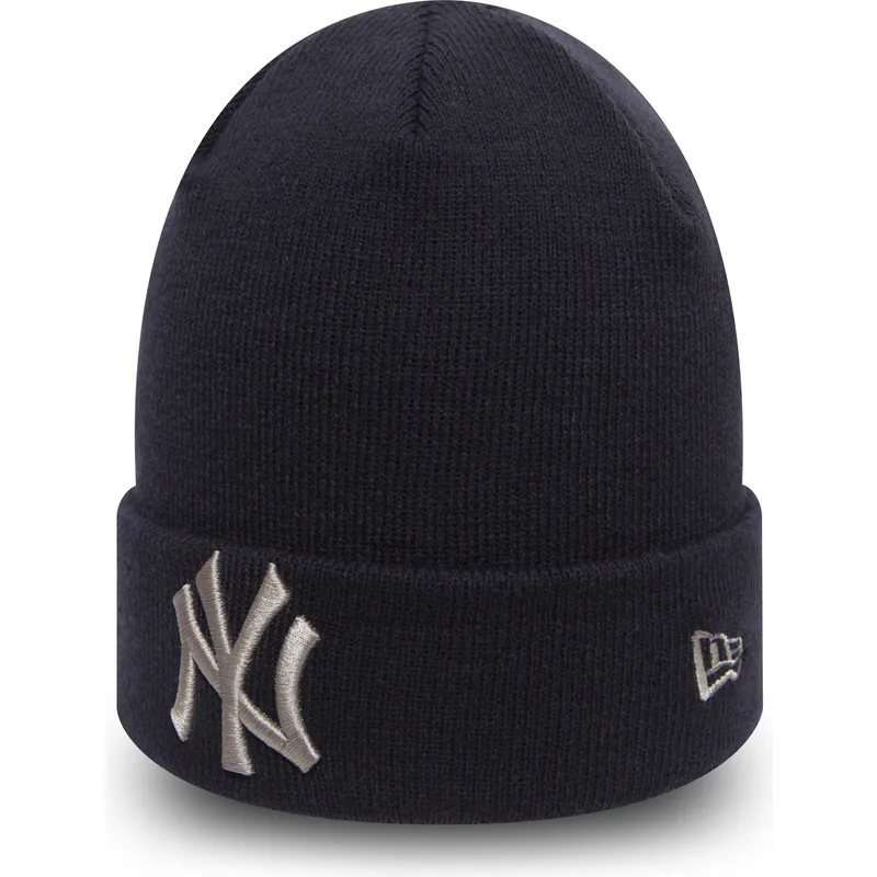 cepur-tumsi-zils-cuff-knit-league-essential-no-new-york-yankees-mlb-no-new-era