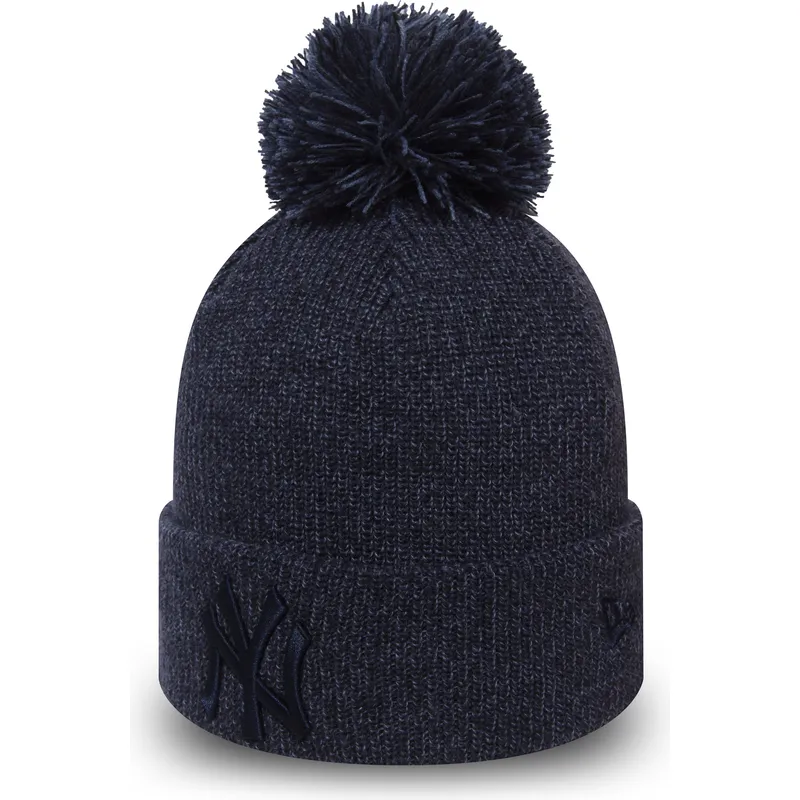 cepur-ar-bumbuli-zils-cuff-knit-marl-bobble-no-new-york-yankees-mlb-no-new-era cepur-ar-bumbuli-zils-cuff-knit-marl-bobble-no-new-york-yankees-mlb-no-new-era