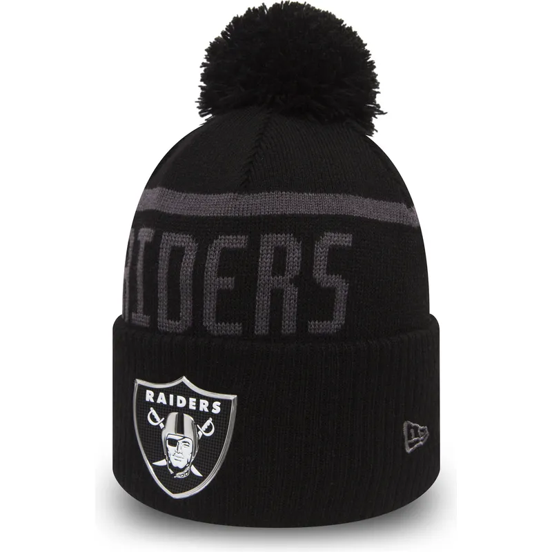 cepur-ar-bumbuli-melns-cuff-knit-coll-no-las-vegas-raiders-nfl-no-new-era cepur-ar-bumbuli-melns-cuff-knit-coll-no-las-vegas-raiders-nfl-no-new-era