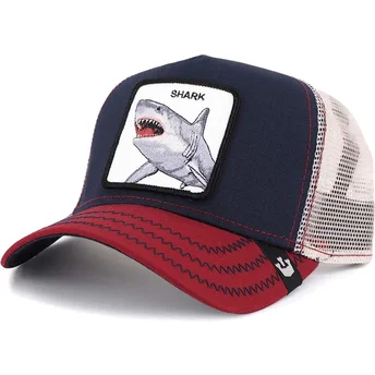 cepur-izliekta-truckeris-tumsi-zils-snapback-big-shark-the-farm-no-goorin-bros