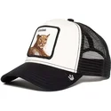 cepur-izliekta-truckeris-melns-snapback-meow-meow-the-farm-no-goorin-bros