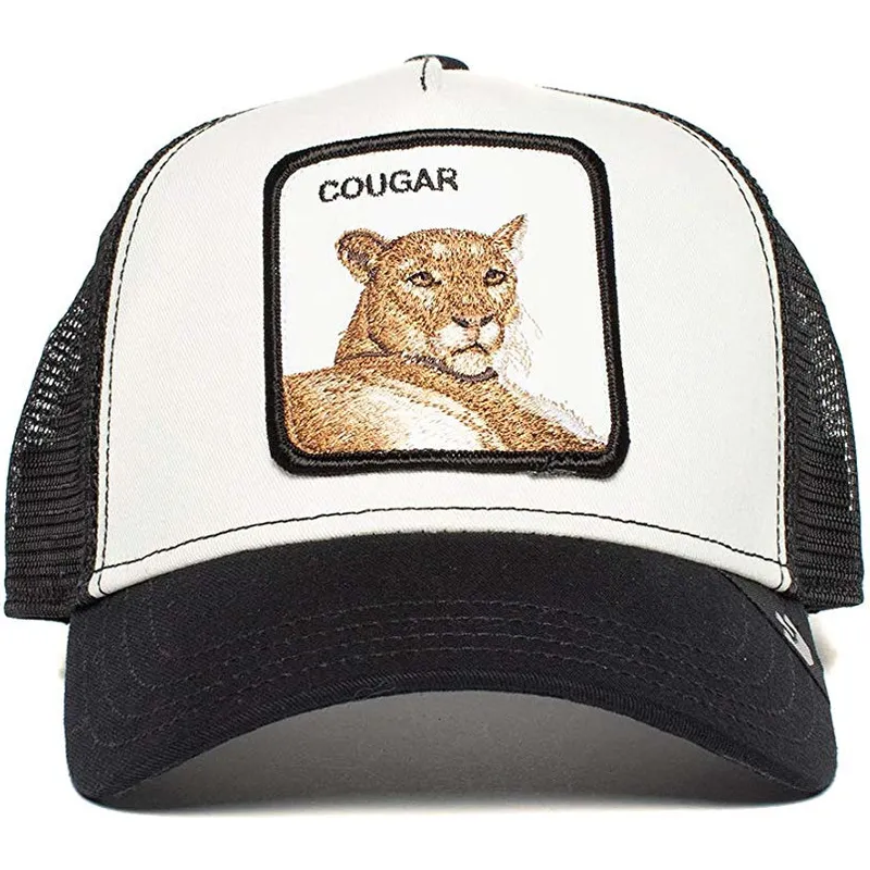 cepur-izliekta-truckeris-melns-snapback-meow-meow-the-farm-no-goorin-bros