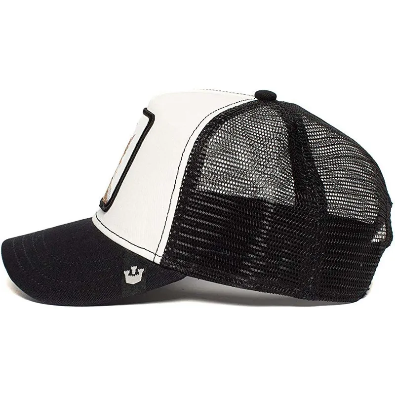 cepur-izliekta-truckeris-melns-snapback-meow-meow-the-farm-no-goorin-bros
