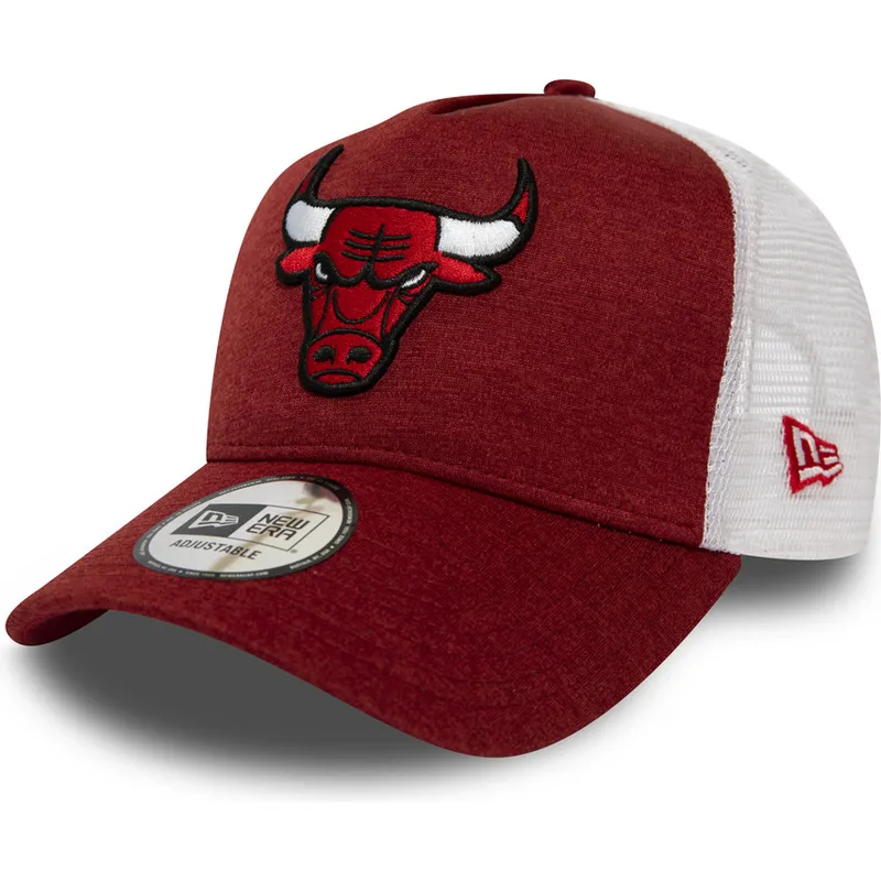 cepur-izliekta-sarkans-regulejams-trucker-shadow-tech-a-frame-no-chicago-bulls-nba-no-new-era