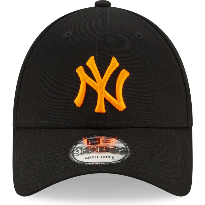 cepur-izliekta-melns-regulejams-9forty-league-essential-neon-no-new-york-yankees-mlb-no-new-era