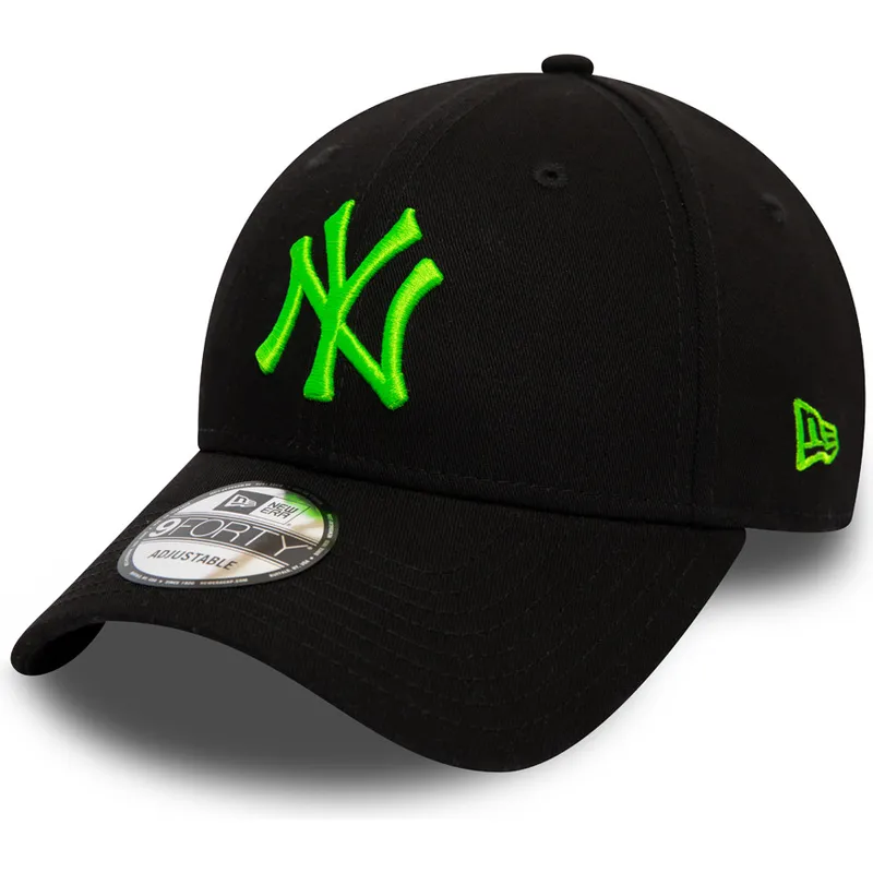 cepur-izliekta-melns-regulejams-9forty-league-essential-neon-no-new-york-yankees-mlb-no-new-era