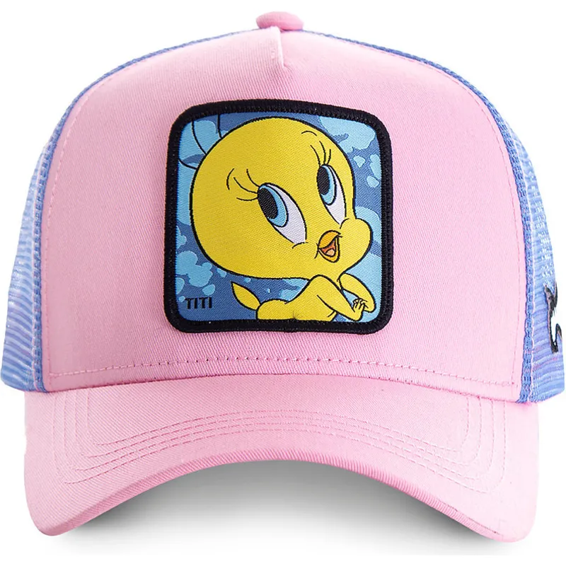 cepur-izliekta-truckeris-roza-snapback-twe1-tvitijs-looney-tunes-no-capslab