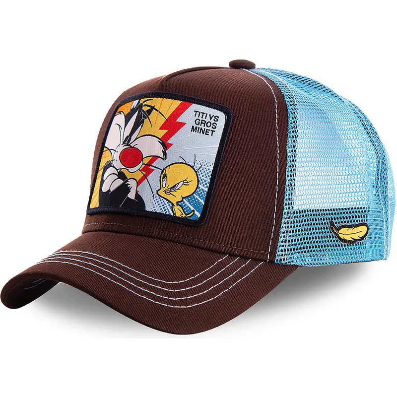 cepur-izliekta-truckeris-bruns-snapback-vs-tvg1-silvestrs-un-tvitijs-looney-tunes-no-capslab
