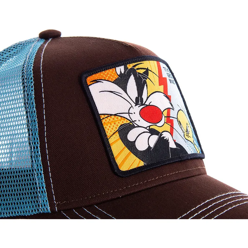 cepur-izliekta-truckeris-bruns-snapback-vs-tvg1-silvestrs-un-tvitijs-looney-tunes-no-capslab