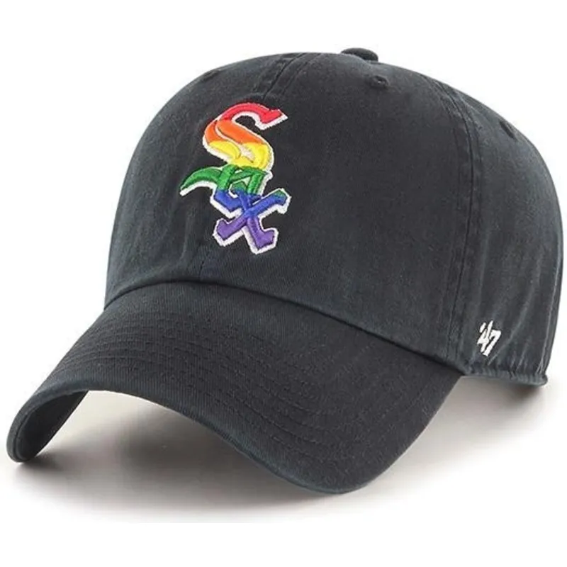 cepur-izliekta-melns-regulejams-no-chicago-white-sox-mlb-no-47-brand