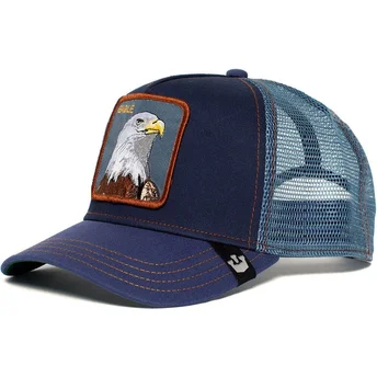 cepur-izliekta-truckeris-tumsi-zils-snapback-eagle-the-farm-no-goorin-bros