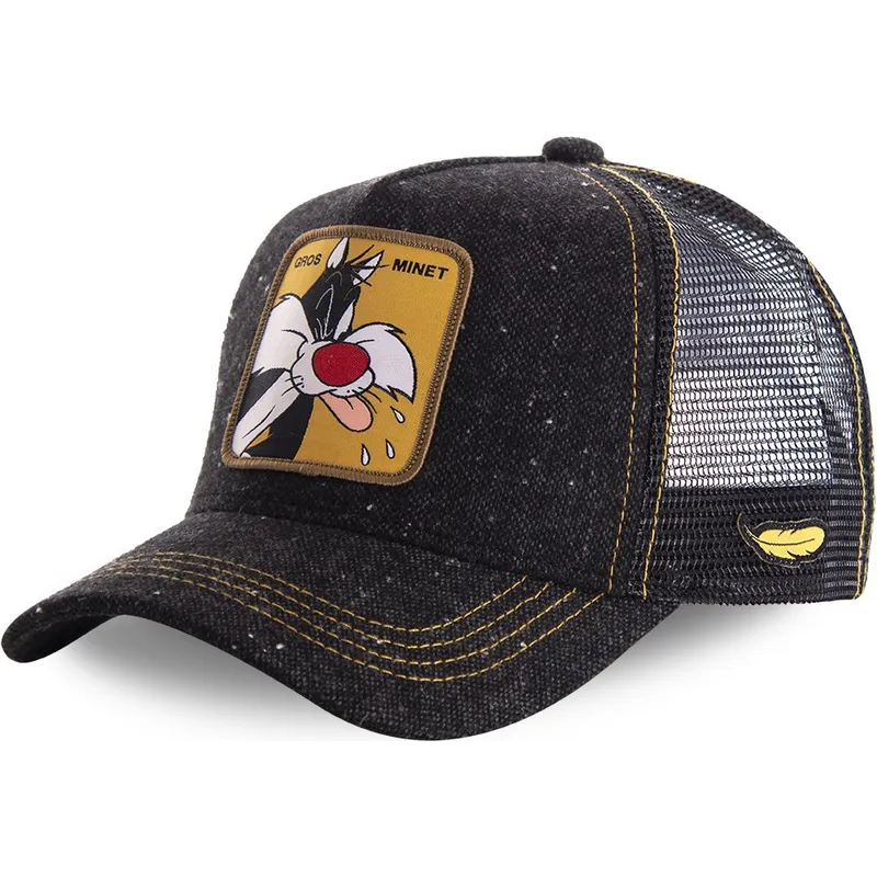 cepur-izliekta-truckeris-melns-snapback-loomin1-silvestrs-looney-tunes-no-capslab