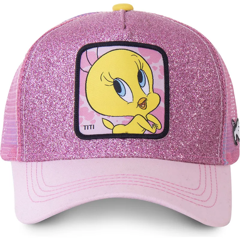 cepur-izliekta-truckeris-roza-snapback-purpurina-twe4-tvitijs-looney-tunes-no-capslab