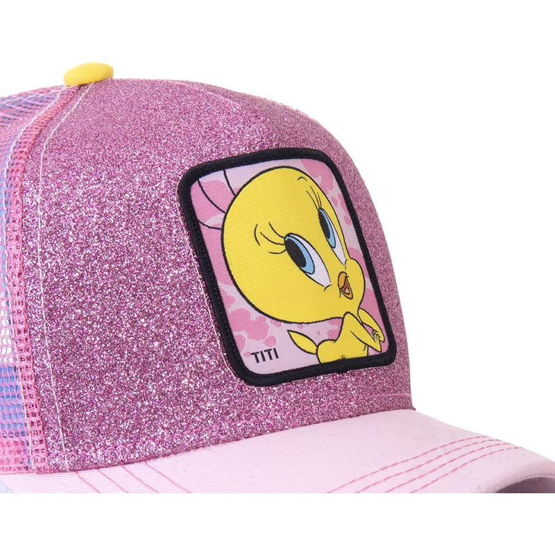 cepur-izliekta-truckeris-roza-snapback-purpurina-twe4-tvitijs-looney-tunes-no-capslab