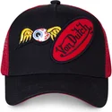 cepur-izliekta-truckeris-melns-snapback-dblpat-no-von-dutch