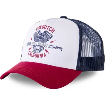 Cepur izliekta truckeris balts snapback MOTBLU no Von Dutch