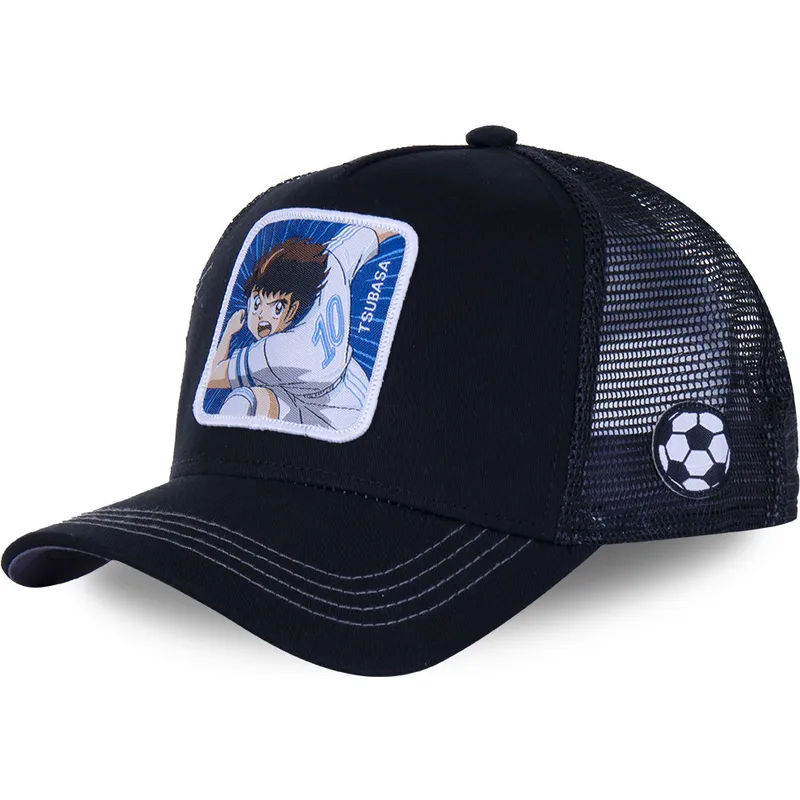 cepur-izliekta-soferis-melns-snapback-oliver-atom-tsu4-campeones-oliver-oliver-atom-champions-oliver-and-benji-no-capslab