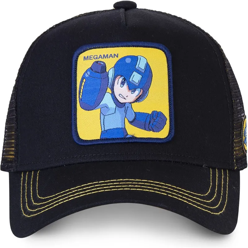 cepur-izliekta-truckeris-melns-snapback-her2-mega-man-no-capslab cepur-izliekta-truckeris-melns-snapback-her2-mega-man-no-capslab