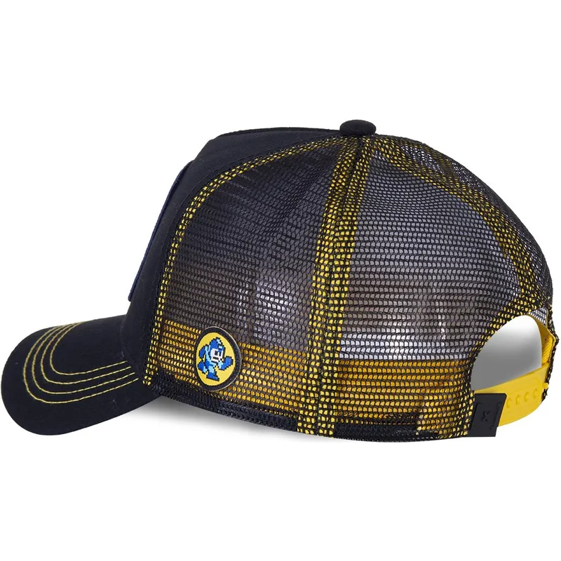 cepur-izliekta-truckeris-melns-snapback-her2-mega-man-no-capslab cepur-izliekta-truckeris-melns-snapback-her2-mega-man-no-capslab