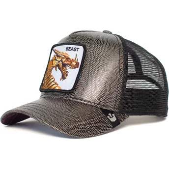 cepur-izliekta-truckeris-melns-snapback-fire-breather-the-farm-no-goorin-bros