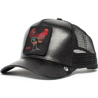 cepur-izliekta-truckeris-melns-snapback-big-rooster-the-farm-no-goorin-bros