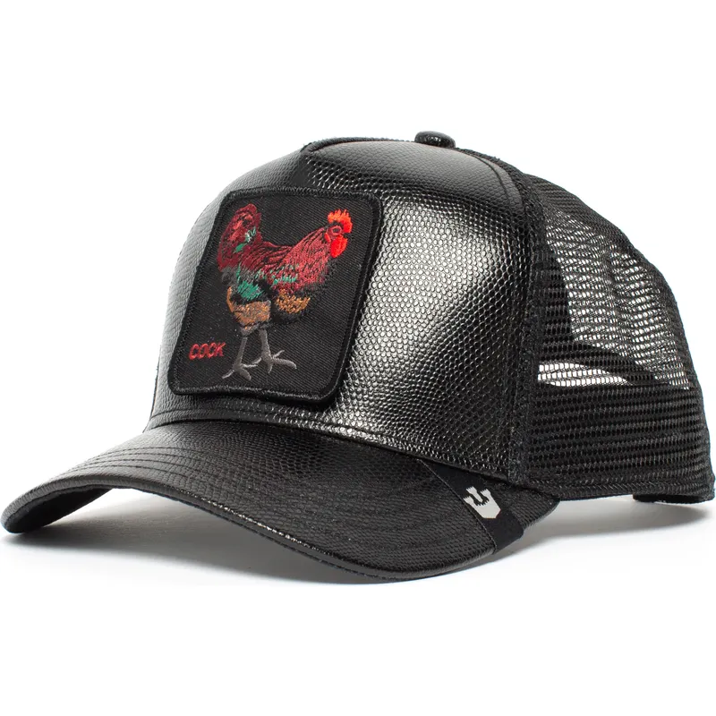 cepur-izliekta-truckeris-melns-snapback-big-rooster-the-farm-no-goorin-bros cepur-izliekta-truckeris-melns-snapback-big-rooster-the-farm-no-goorin-bros