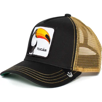 cepur-izliekta-truckeris-melns-snapback-tucan-the-farm-no-goorin-bros